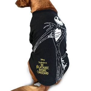 Disney Nightmare Before Christmas Jack Skellington Halloween Dog Tee